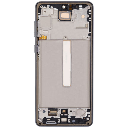 For Samsung Galaxy A73 5G 5G / OLED assembly With frame / black  (Refurbished)(SKU:1497749)