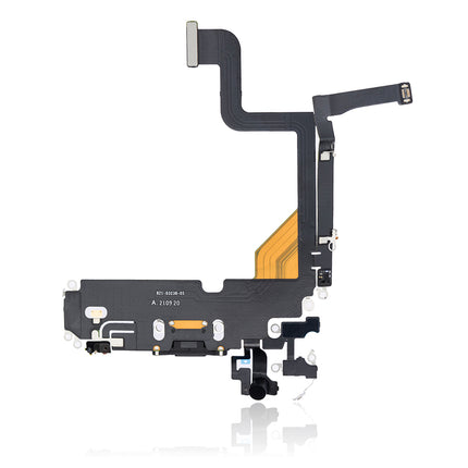 For iPhone 13 pro Charge Port Flex Cabe Black / Graphite (Premium OEM)(SKU:1478614)