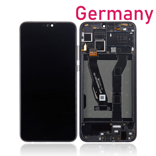 For Huwei Honor 8X LCD Assembly With Frame / Honor View 10 Lite / COG | Black ( Refurbished )***DE Warehouse***