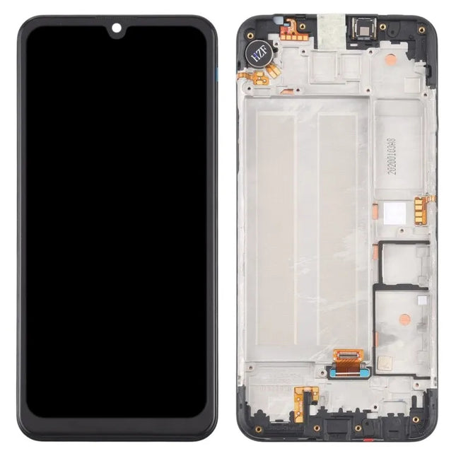 For LG K40S | LCD Assembly with Frame | Black(Refurbished)