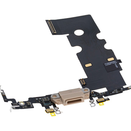 For iPhone 8 Charge Port Flex Cabe Gold(Aftermarket Plus)(SKU:1085310)