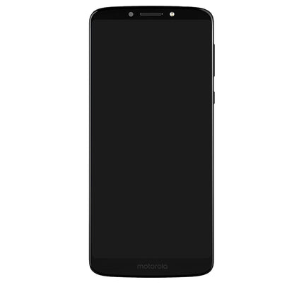 For Motorola E5 Plus LCD Assembly with Frame Black(Refurbished)(SKU:1482742)