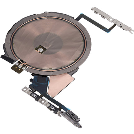For iPhone 14 pro max|Volume On/Off Flex Cable/With Wireless charging coil(Premium OEM)(SKU:1500572)