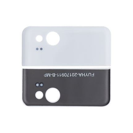 For Google Google Pixel 2 Back Cover(Top Half Cover) White(Premium OEM)(SKU:1090945)