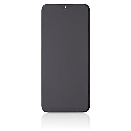 For LG K41S LCD Assembly With Frame Black(Refurbished)(SKU:1441538)