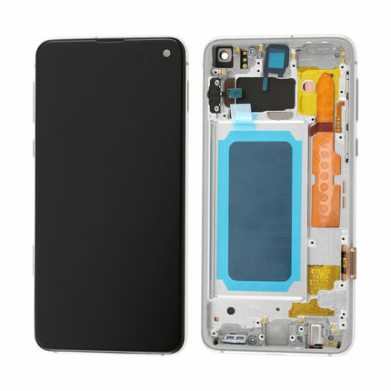For Samsung Galaxy S10e/G970 | LCD Assembly With Frame | Silver(Refurbished)