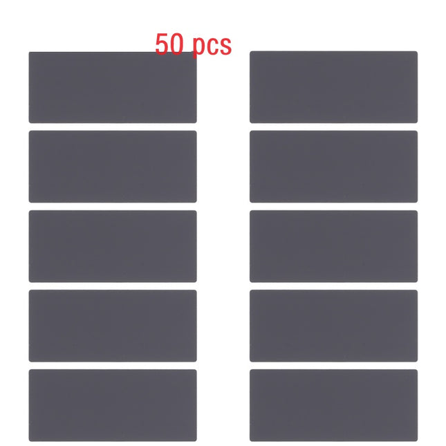 For iPhone X / XS Max | 50 set Battery Black Adhensive Strip Sticker