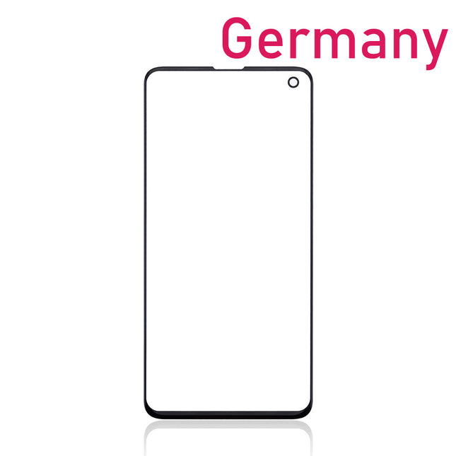For Samsung Galaxy S10 / G973 front glass lens With OCA | Black (Aftermarket Plus)***DE Warehouse***