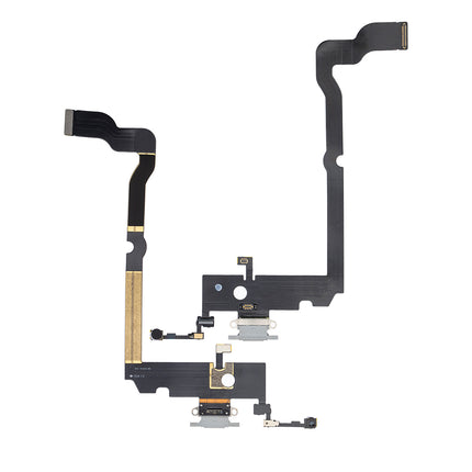 For iPhone Xs max Charge Port Flex Cabe White(Premium OEM)(SKU:1348585)