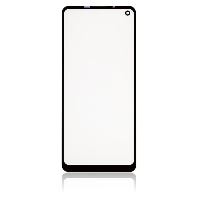 For Samsung Galaxy A21/A215 | Front Glass/Lens With OCA | Black(Aftermarket Plus)