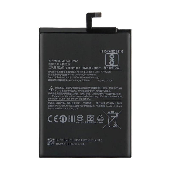 For Xiaomi Mi Max 3 | Battery | BM51 (Premium OEM)