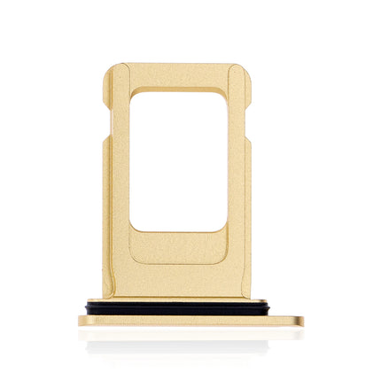 For iPhone XR Sim Card Tray/Single Card Yellow(Premium OEM)(SKU:1091413)