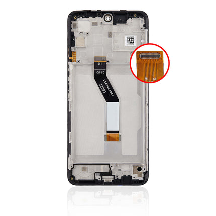 For Xiaomi Poco M4 5G LCD Assembly With Frame/Redmi Note 11E /Redmi 10 5G Black(Refurbished)(SKU:1504612)