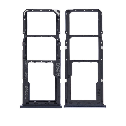 For Samsung Galaxy A21s/A217F Sim Card Tray/Dual Sim Card Black(Premium OEM)(SKU:1475438)