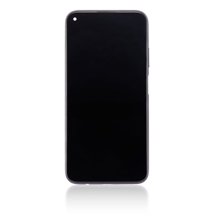 For Huawei P40 Lite LCD Assembly With Frame Black(Refurbished)(SKU:1420660)