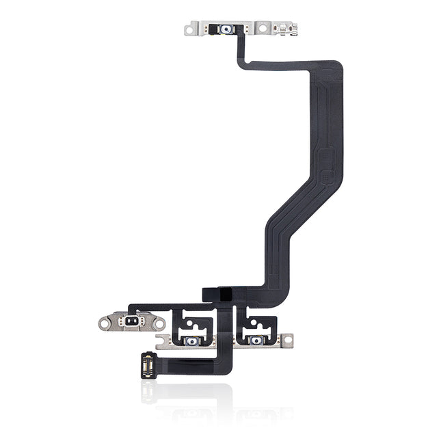 For iPhone 12 Mini | Volume On/Off Flex Cable With Clip | (Premium OEM)