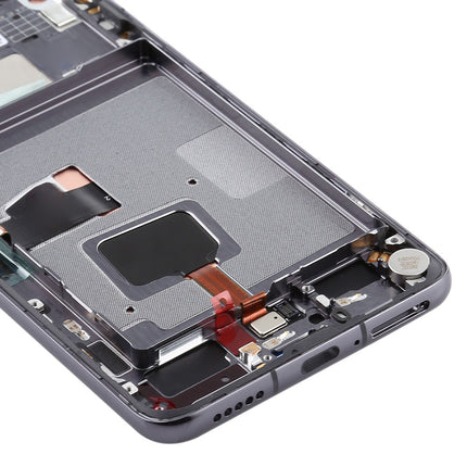 For Huawei P40 OLED assembly With Frame Black(Premium OEM)(SKU:1463996)