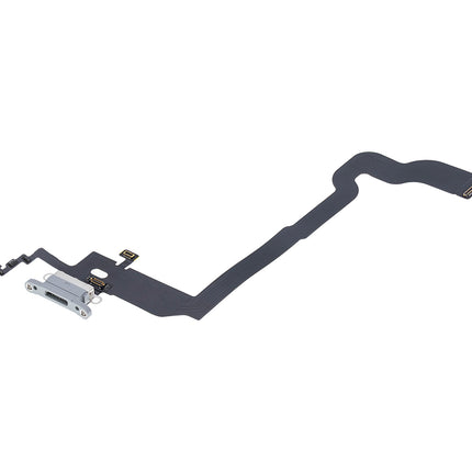 For iPhone X Charge Port Flex Cable White (Refurbished)***DE Warehouse***(SKU:1530787)