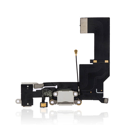 For iPhone SE | Charge Port Flex Cable/Earphone Flex Cable | White(Aftermarket)