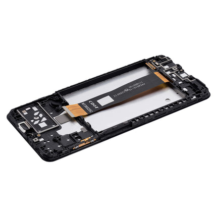 For Samsung Galaxy A04s LCD Assembly With Frame Black(Refurbished)(SKU:1503480)