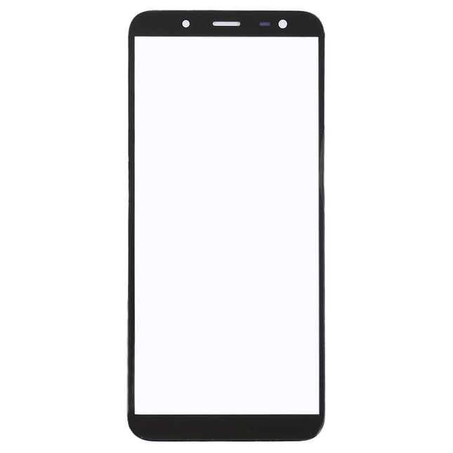 For Samsung Galaxy J6/J600 | Front Glass/Lens With OCA | Black(Aftermarket Plus)