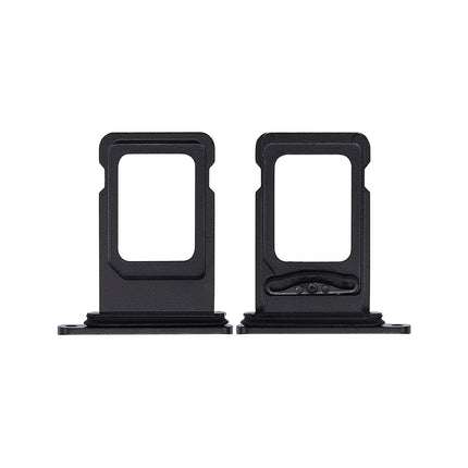 For iPhone XR Sim Card Tray/Dual Sim Card Black(Premium OEM)(SKU:1090201)