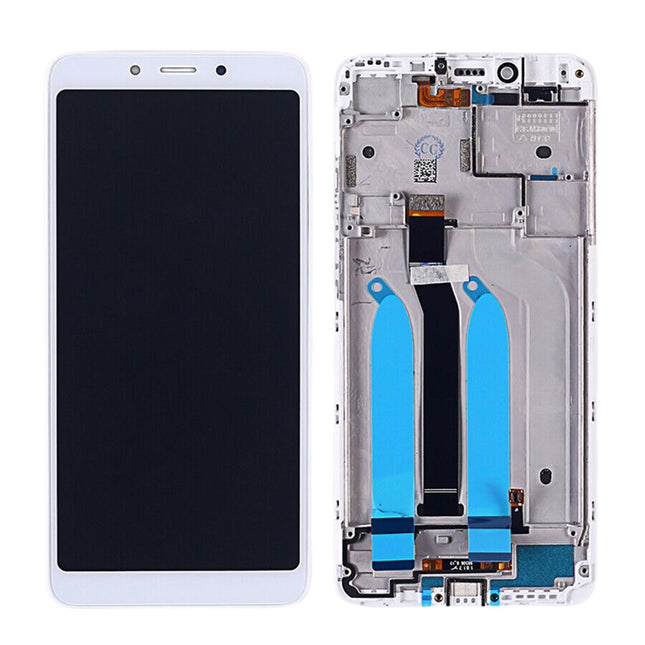 For Xiaomi Redmi 6/6A | LCD Assembly With Frame/Sensor Flex | White(Refurbished)