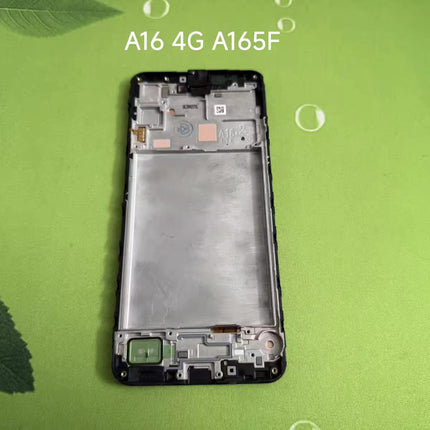 For Samsung Galaxy A16 4G / A165F OLED assembly with frame / black (Premium OEM) (SKU: 100024)