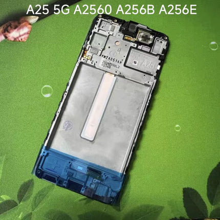For Samsung Galaxy A25 5G / A256B OLED assembly with frame / black (Premium OEM) (SKU: 100029)