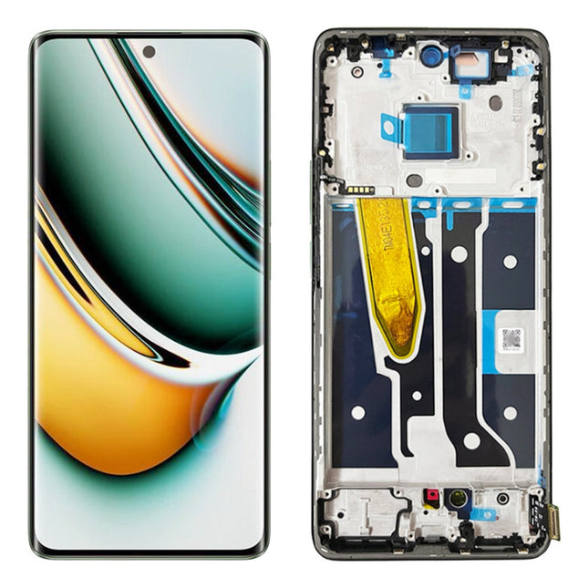 For Realme 11pro + OLED assembly with Frame /11pro Black (SKU:1565745)