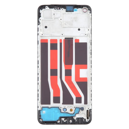 For OPPO A74 4G / OLED assembly With frame / black  (Premium OEM)(SKU:1560951)