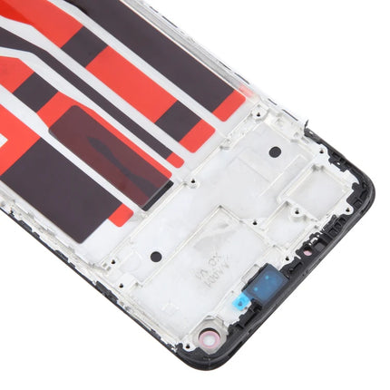 For OPPO A74 4G / OLED assembly With frame / black  (Premium OEM)(SKU:1560951)