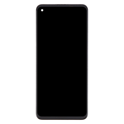 For OPPO Reno8 5G / OLED assembly With frame / black  (Refurbished)(SKU:1553968)