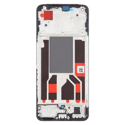 For OPPO Reno8 5G / OLED assembly With frame / black  (Refurbished)(SKU:1553968)