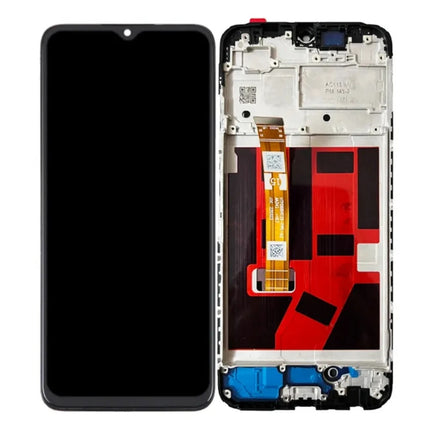 For OPPO A18 / LCD Assembly with frame / black (Refurbished)(SKU:1555281)