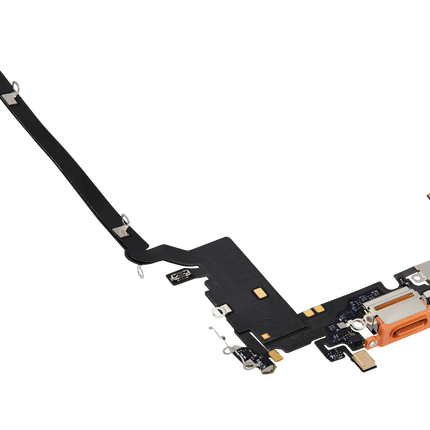 For iPhone 17 Pro Max Charge Port Flex Cable/Nano SIM+eSIM Version Orange (Premium OEM) (SKU: 1568482)