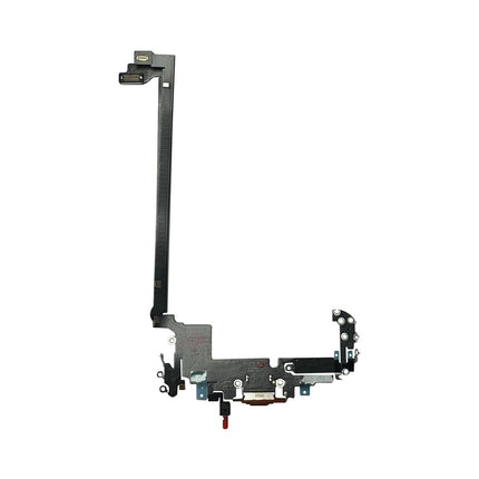 For iPhone 17 Pro Max Charge Port Flex Cable/eSIM+eSIM Version Orange (Premium OEM) (SKU: 1568485)