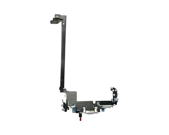 For iPhone 17 Pro Max Charge Port Flex Cable/eSIM+eSIM Version Silver (Premium OEM) (SKU: 1568487)