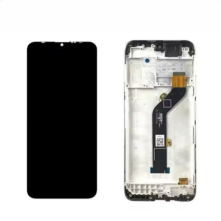For Infinix Hot 10i LCD assembly with Frame Black (SKU:1564317)