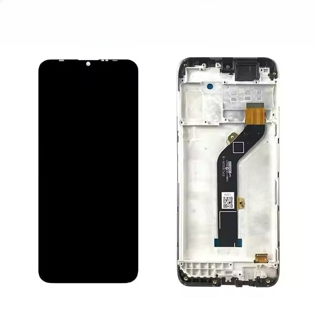 For Infinix Hot 10i LCD assembly with Frame Black (SKU:1564317)