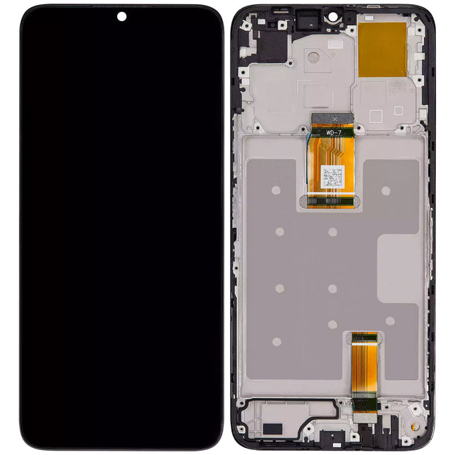 For Honor x6a LCD assembly /With Frame/X5 Plus Black (Refurbished) (SKU: 1566350)