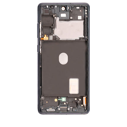 For Samsung Galaxy S20 FE /S20 FE 5G / OLED Assembly With Frame | Cloud navy / Black (Aftermarket Plus) (SKU: 1530837)