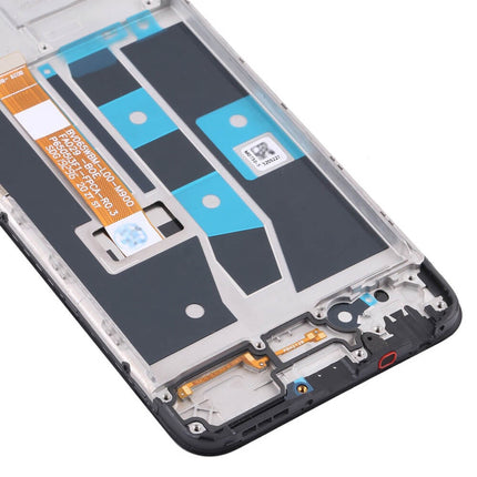 For OPPO A16S A16 / LCD Assembly With frame / black  (Refurbished)(SKU:1528607)