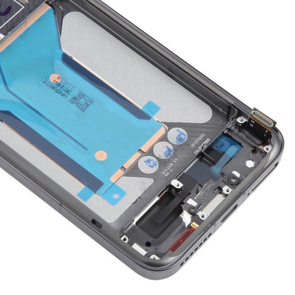 For Xiaomi 14 / OLED assembly With frame / black  (Premium OEM)(SKU:1555820)