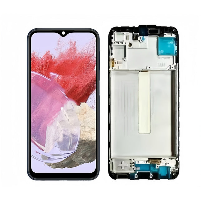For Samsung M34 5G OLED assembly with Frame Black (SKU:1564885)