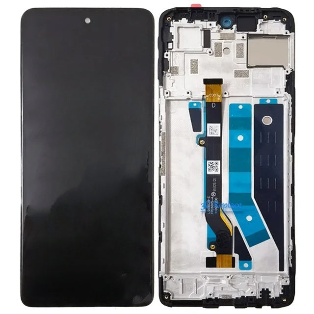 For Infinix HOT 30 5G LCD assembly with Frame Black (SKU:1564327)