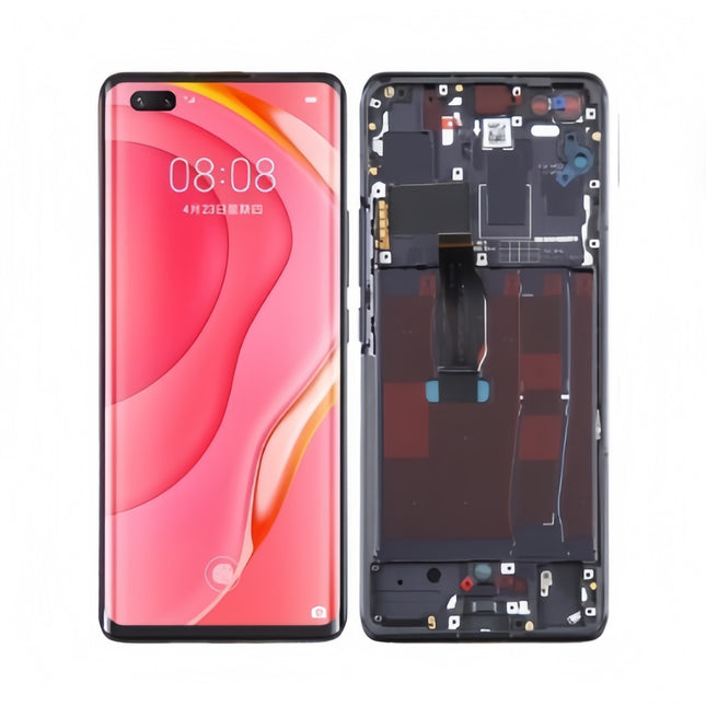 For Huawei Nova 7 Pro OLED assembly with Frame Black (SKU:1565560)