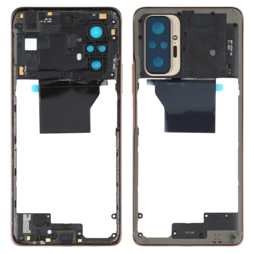 For Xiaomi Redmi Note 10 Pro 4G Middle Frame Gold (SKU:1565455)