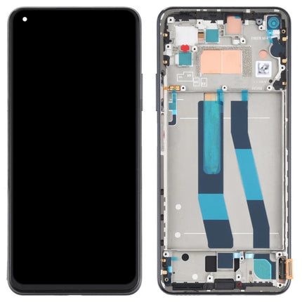 For Xiaomi Mi 11 Lite LCD assembly TFT With Frame Black Aftermarket (SKU:1563060)