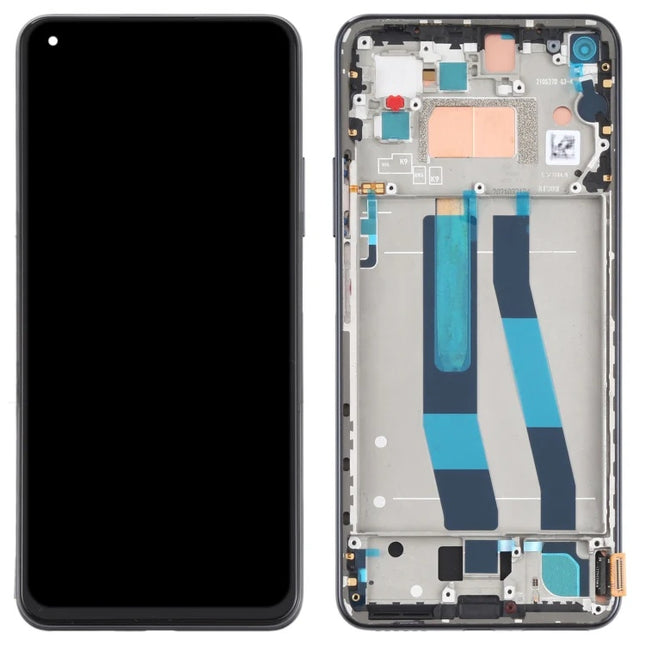 For Xiaomi Mi 11 Lite LCD assembly TFT With Frame Black Aftermarket (SKU:1563060)